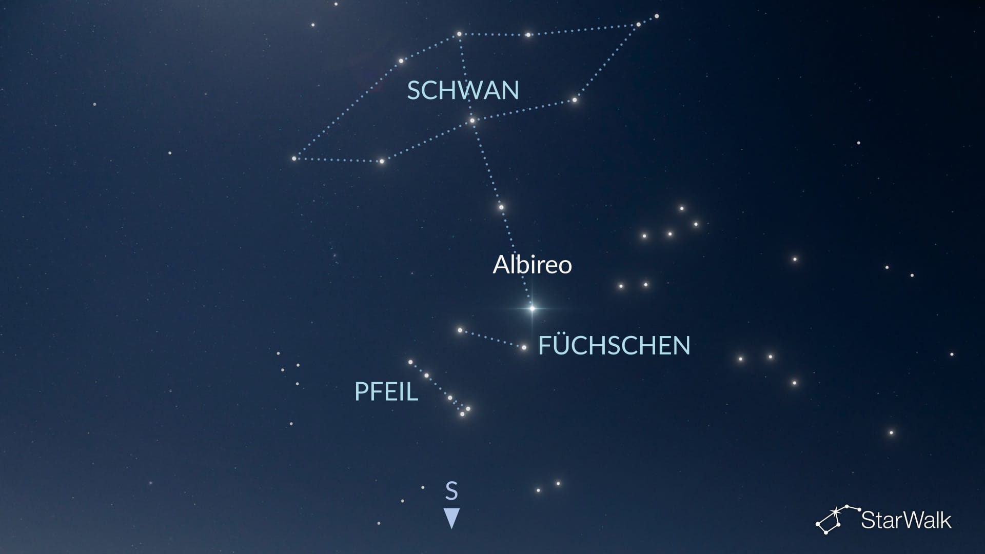 So findest du das Füchschen auf der Nordhalbkugel