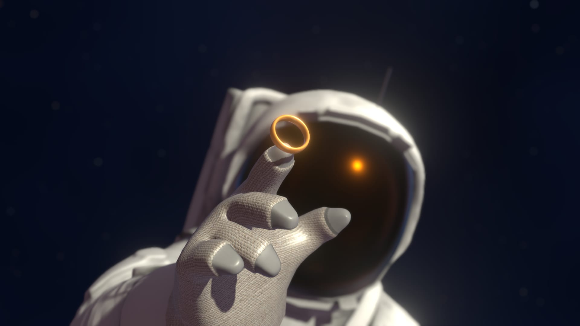 Wedding Ring In Space