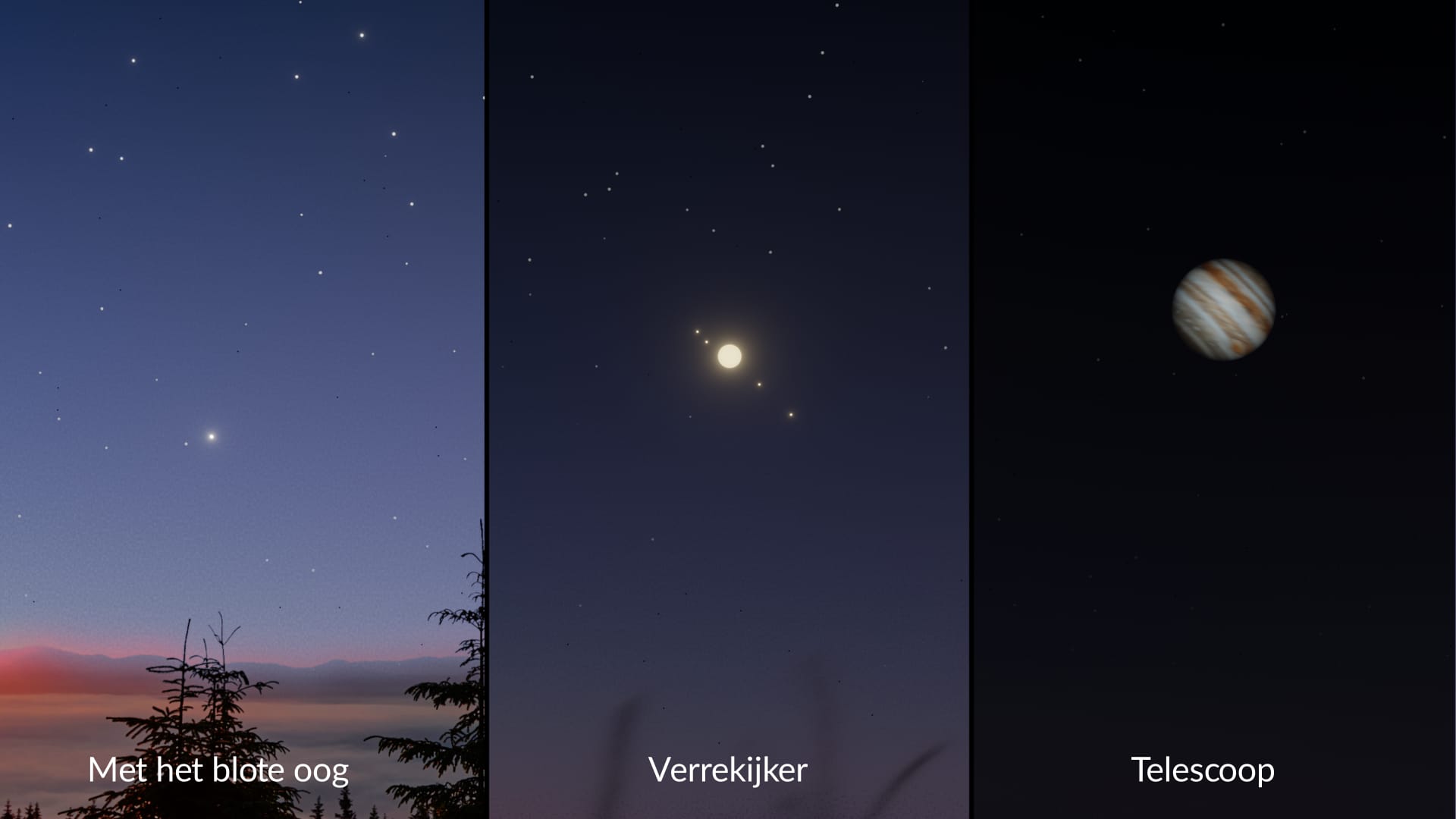 Hoe ziet Jupiter eruit?