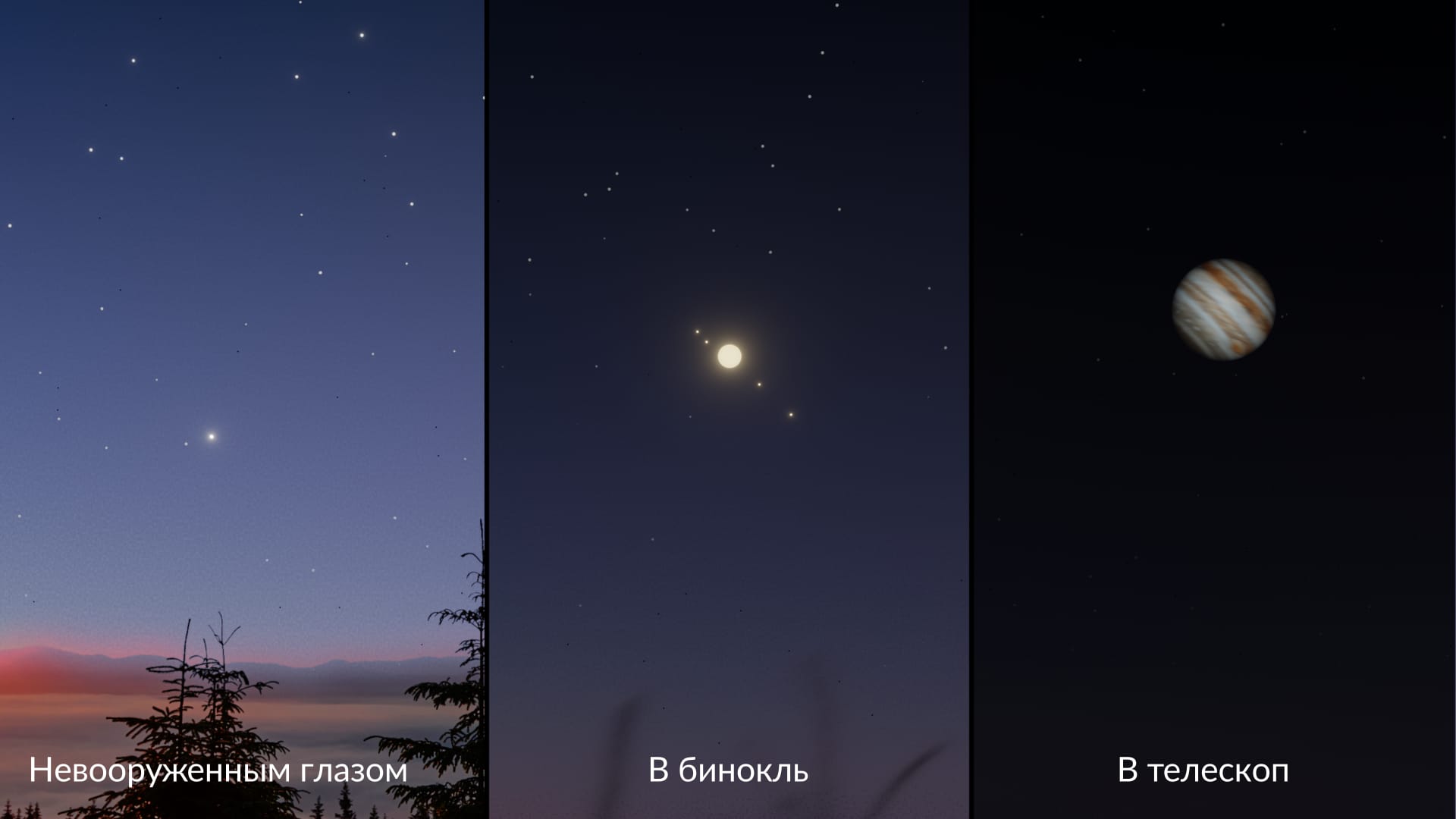 Как выглядит Юпитер?