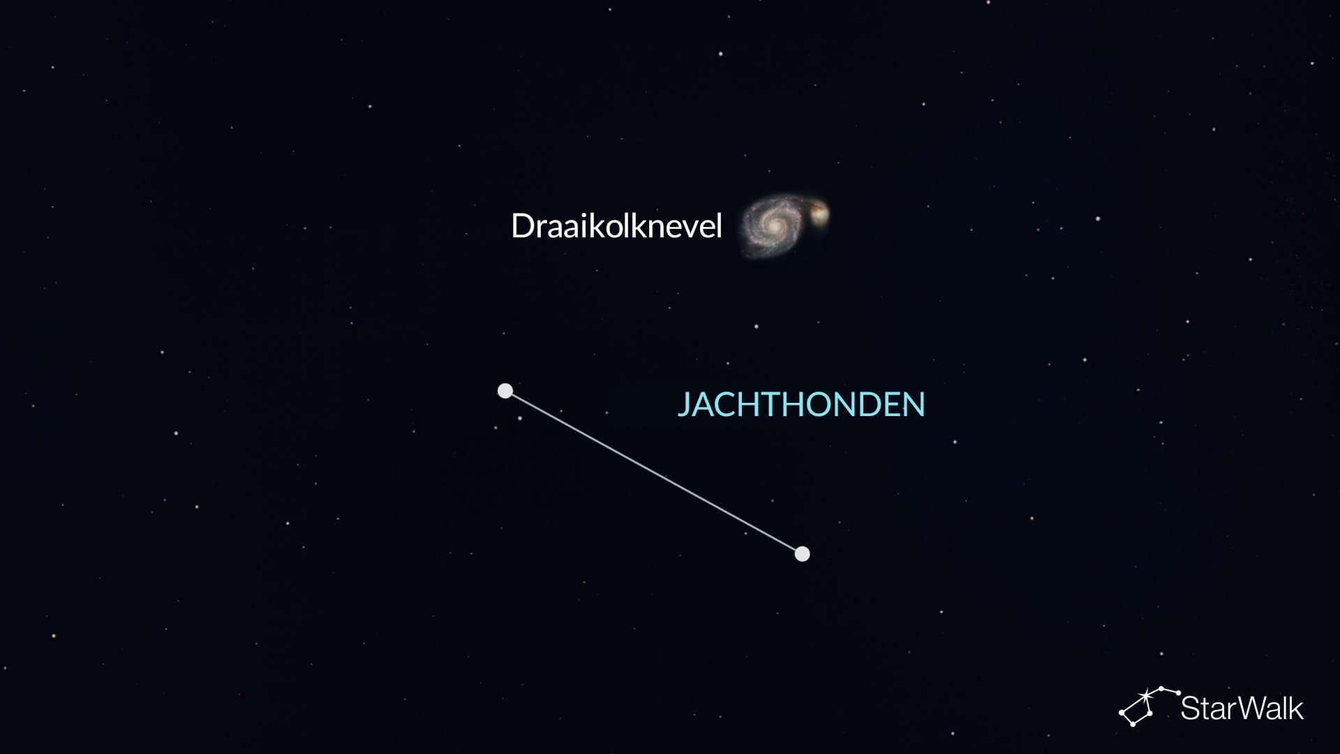 Draaikolkstelsel in Jachthonden
