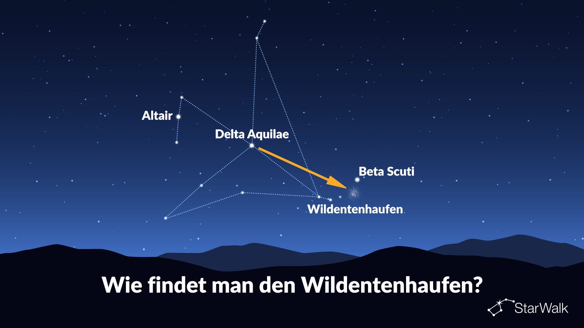 Wie findet man den Wildentenhaufen?