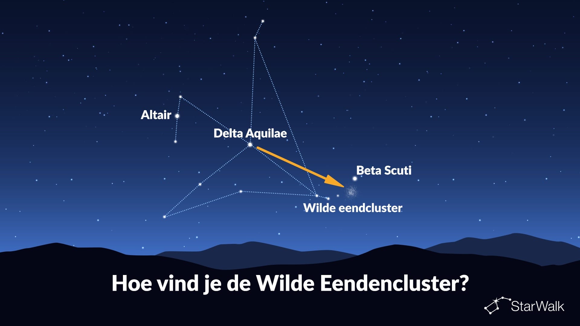 Hoe vind je de Wilde Eend-cluster
